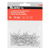Rebites De Repuxo 4 X 6 Mm 50 Peças Alumínio E Aço Mtx Fixação Segura E Resistente