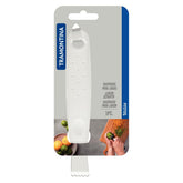Raspador Para Limão Tramontina Utilità Aço Inox Cabo Polipropileno Branco Resistente Lavável