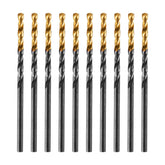 Broca Aço Rápido Nitreto Titânio 2,5mm 10pcs Profissional Gross Golden Tip 71720455