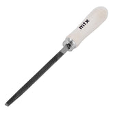 Lima Triangular Bastarda 6Pol 150mm Aço Carbono Cabo Madeira MTX 1603355 Desbaste Acabamento