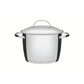 Caldeirão Tramontina Allegra Fundo Triplo Aço Inox 22 cm 5,6 L Compatível Com Indução E Forno