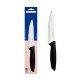 Faca Chef Tramontina Plenus 6 Polegadas Aço Inox Cabo Polipropileno Preto Cozinha Profissional