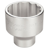 Soquete Estriado 60mm 3/4'' Aço Cromo Vanádio Hyper Drive Chrome Norma DIN 3124 Forjado Tramontina Pro