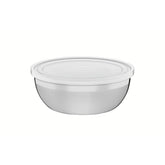 Pote Tramontina Freezinox Aço Inox 2,2 L 20 cm Com Tampa Plástica Redondo Para Cozinha e Freezer
