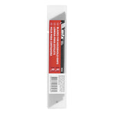Lâmina Para Estilete 18 Mm Aço Hcs 10 Peças Com Estojo Mtx