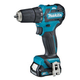 Parafusadeira Furadeira à Bateria 12V com Bateria Carregador Bit Ponta Dupla Maleta DF332DWYE Makita