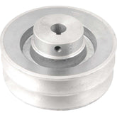 Polia Alumínio 2 Canais Perfil B 120mm com Furo 5/8" Vonder