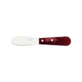 Espátula Para Manteiga Tramontina Polywood 3 Polegadas Aço Inox Com Serrilha Cabo Vermelho Tratado