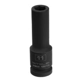 Soquete Impacto Longo 1/2'' 11mm CrMo Stels 1393755 - Aço Cromo Molibdênio