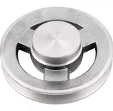 Polia alumínio 150mm 1 canal perfil b - Vonder