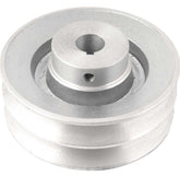 Polia Alumínio 2 Canais Perfil B 120mm com Furo 3/4" Vonder