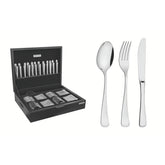 Faqueiro 101 Peças Aço Inox 6mm Facas Forjadas Mônaco Tramontina Alto Brilho Com Estojo