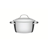 Caçarola Funda Tramontina Allegra Aço Inox Com Fundo Triplo 20 Cm 3,1 L Indução Forno 260 Graus