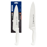Faca Para Carne 8 Polegadas Aço Inox Cabo Branco Profissional Master Tramontina