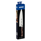 Faca Chef Tramontina Century Wood 8 Polegadas Aço Inox Forjado Cabo Madeira Certificada Fsc Nsf