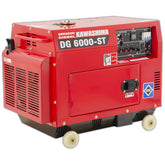 Gerador à Diesel Dg6000Est 4600W Trif. 220V Kawashima