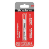 Broca Guia Diamantada Para Serra Copo Haste Triangular 6 Mm 1 Peça Mtx Aço Resistente 350-700 Rpm
