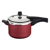 Panela De Pressão Tramontina Vancouver 4,5 L Antiaderente Starflon Max 3,2 Mm Alumínio Vermelha