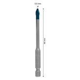 Broca P/Porcelanato Bosch Expert Hex-9 Hard Ceramic 5X90mm