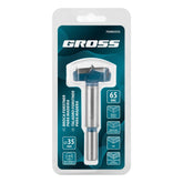 Broca Fresa Forstner Para Madeira 35mm Aço 45 Metal Duro VK8 86-92 HRC 1pc