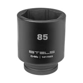 Soquete de Impacto Longo 85mm Cromo Molibdênio 1'' Hexagonal Stels 1417555