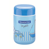 Pote Térmico Tramontina Le Petit Azul 400 Ml Infantil Aço Inox Parede Dupla