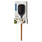 Colher De Servir Tramontina Live Silicone Cinza Cabo Madeira Resistente 210°C Antiaderente