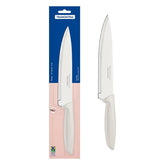 Faca Chef Tramontina Plenus 8 Polegadas Aço Inox Cabo Polipropileno Off White Profissional