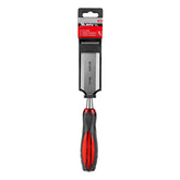 Formão Chanfrado Cabo Dupla Injeção Emborrachado 1/2'' 38mm MTX 245259 Aço Cromo-Vanádio 65 HRC
