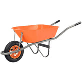 Carrinho de Mão Tramontina com Caçamba Funda Plástica 55L, Braço Metálico e Pneu com Câmara