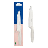 Faca Chef Tramontina Plenus 7 Polegadas 17cm Aço Inox Cabo Polipropileno Off White Cozinha