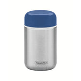 Pote Térmico Tramontina Aço Inox 400 Ml Tampa Azul 8,8 Cm Parede Dupla