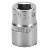 Soquete Sextavado 1/2'' 19mm CrV com Clips Plástico Automóvel Stels 1381955