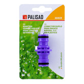 Conector De Mangueira Duplo Engate Rápido 1/2 Polegada 1 Peça Palisad