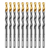 Broca Aço Rápido 5mm 10pcs Profissional Metal Gross Golden Tip