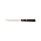 Faca Para Sobremesa Tramontina Polywood Aço Inox Cabo Madeira Tratada Castanho 3 Polegadas
