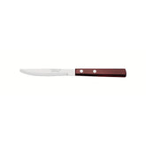 Faca Para Sobremesa Tramontina Polywood Aço Inox Cabo Madeira Vermelho 3 Polegadas Original