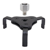 Chave Filtro Óleo 63-102 mm 3 Garras Encaixe 3/8'' Adaptador 1/2'' Sextavado 21 mm Aço Cromado Tramontina PRO