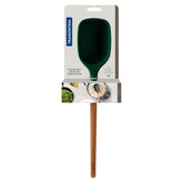 Colher De Servir Tramontina Live Silicone Verde Cabo Madeira Resistente 210C Antiaderente