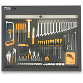 Painel de Ferramentas para Oficina Cinza com Persiana com Trava 1,36 Metros C58P-G Beta