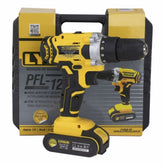 Parafusadeira 12V 1350 RPM Com Carregador Bateria Maleta e Bits PFL-12SI Lynus