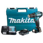Parafusadeira Furadeira 10Mm Sem Fio 12V Com 2 Baterias Carregador Maleta DF333DWYE Makita