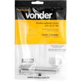 Parafuso Sextavado Zincado 1/4'' X 2.1/2'' Unc Vonder