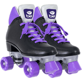 Patins Bel Quad Retro Basic Preto/Roxo Tam 38