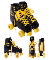Patins Quad Batman Tam. 37 Com Cadarço Preto/amarelo - Bel S