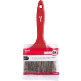 Pincel 4 Cerda Gris Cabo Plástico Para Tintas Latéx E Acríl