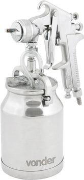 Pistola Pintura Sucção 1,8mm 7,1 Pcm Caneca Alumin. 1 Vonder