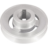 Polia Alumínio 1 Canal Perfil A 100mm com Furo 28mm - Vonder