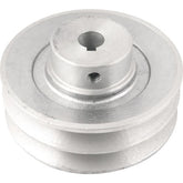 Polia Alumínio 2 Canais Perfil A 100mm com Furo 14mm Vonder