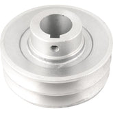 Polia Alumínio 2 Canais Perfil A 100mm com Furo 28mm Vonder